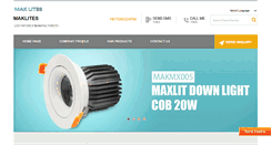 Desktop Screenshot of maklites.com